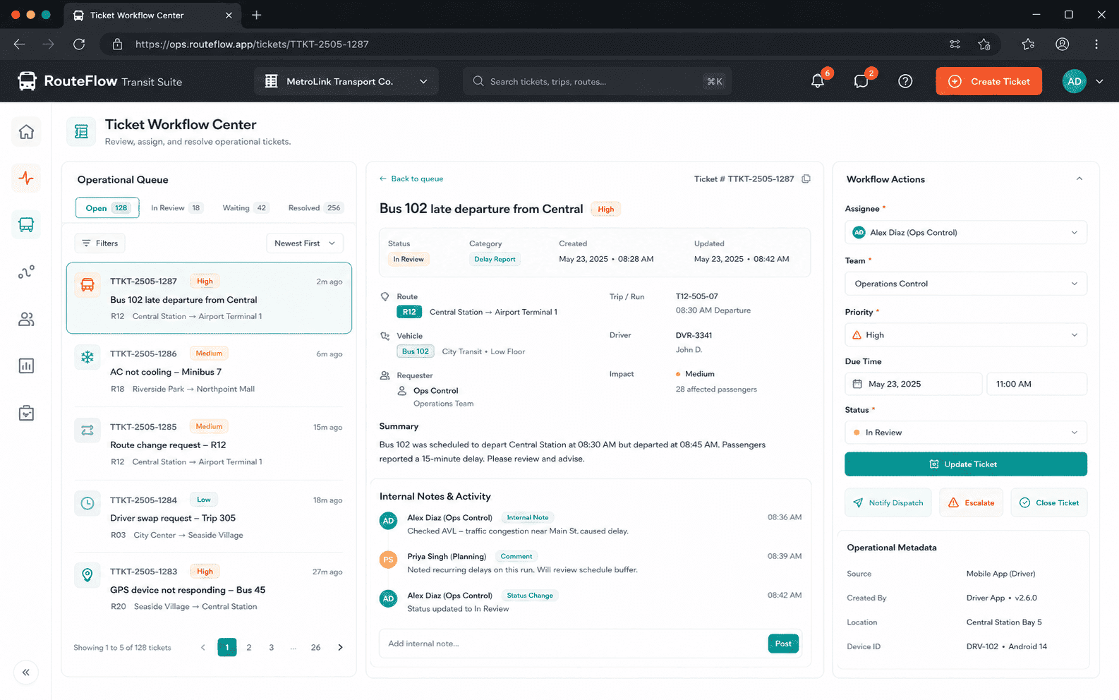 Transportation CMS & Ticketing System screenshot 2