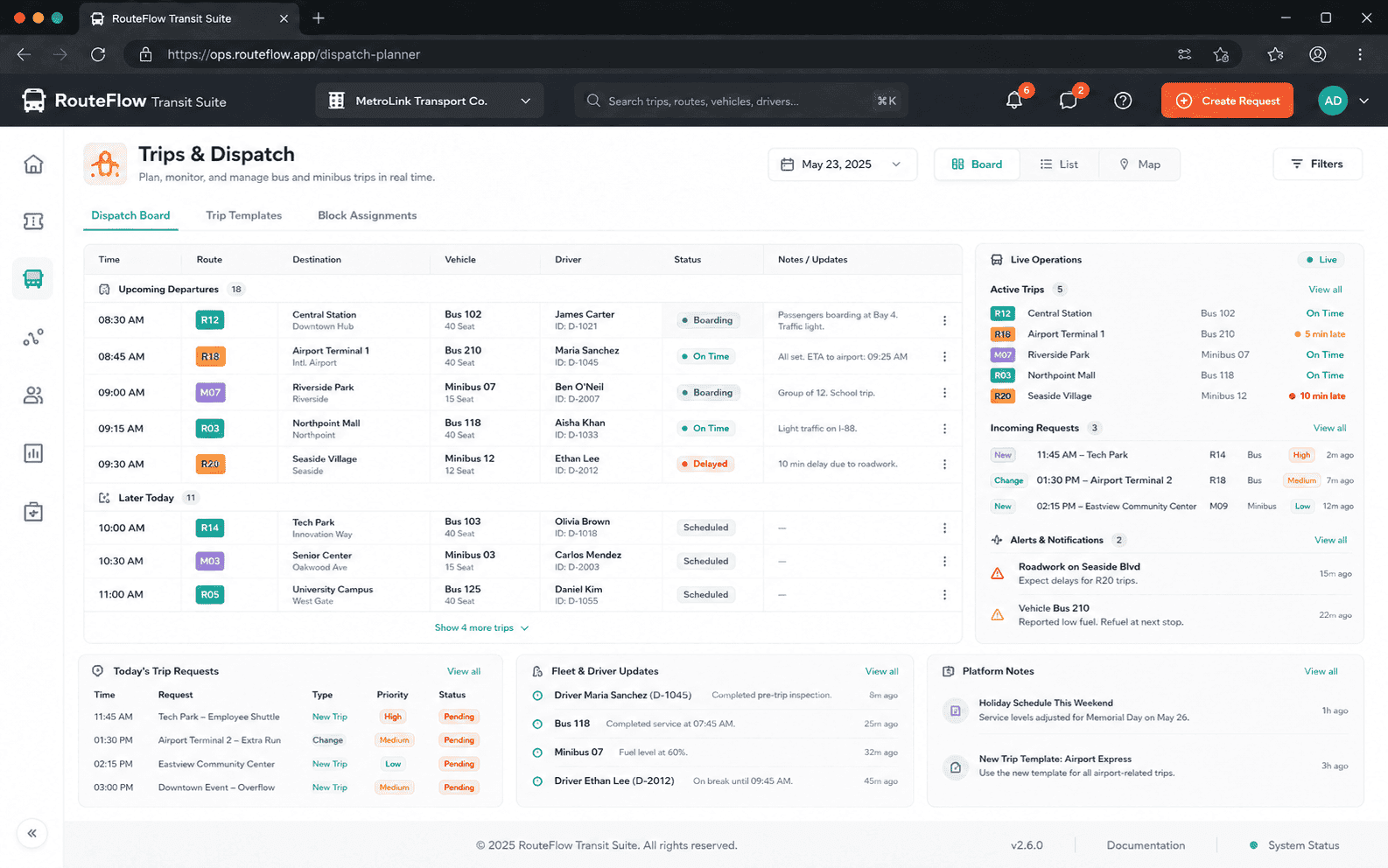 Transportation CMS & Ticketing System screenshot 3