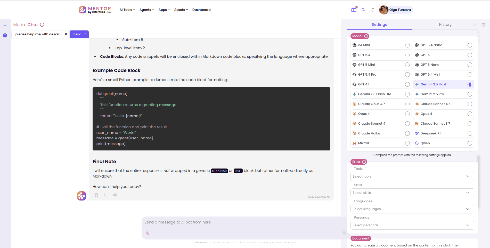 Enterprise DNA Mentor screenshot 3