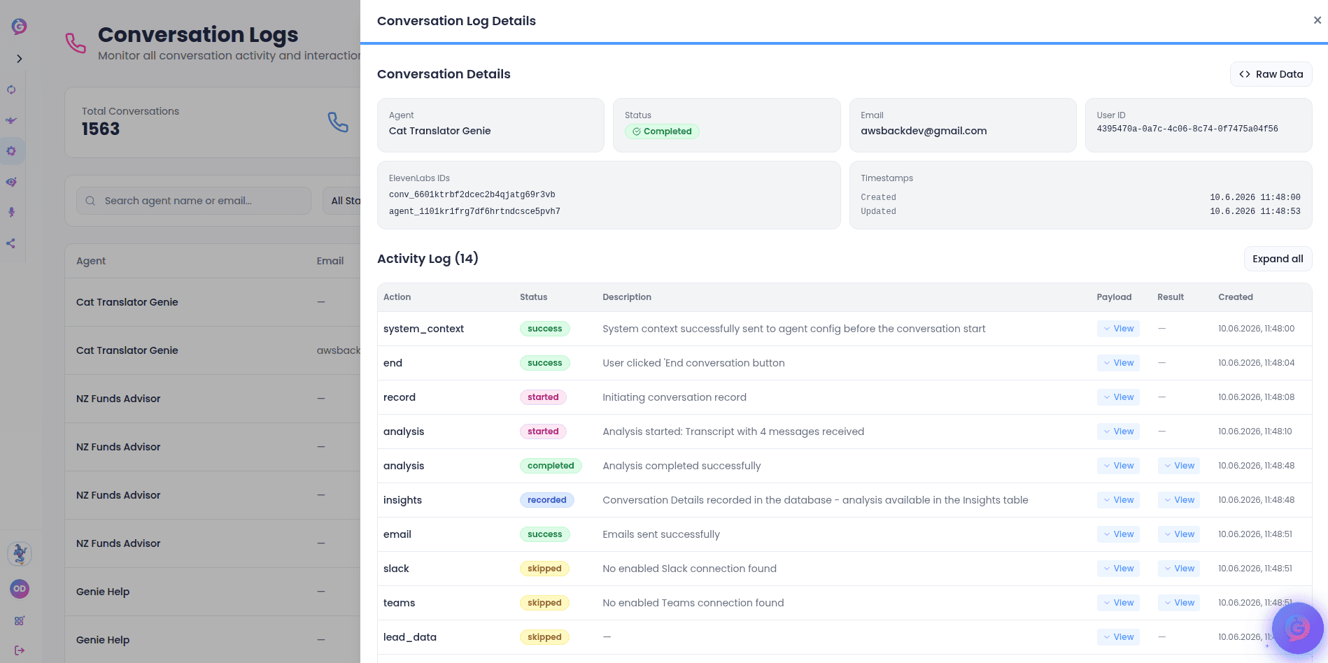 HelpGenie AI Voice Assistant screenshot 3