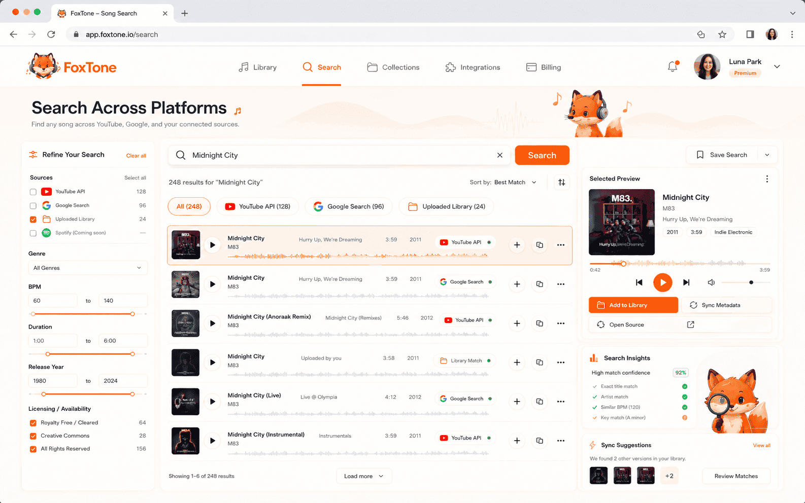Music Collection & Song Management Platform screenshot 2